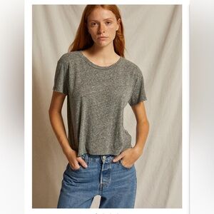 Perfectwhitetee Harley Heather Gray Short Sleeve Tee